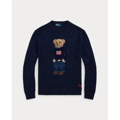 Load image into Gallery viewer, RALPH LAUREN Polo Bear Cotton-Linen Jumper
