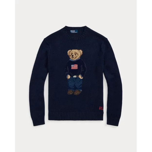 RALPH LAUREN Polo Bear Cotton-Linen Jumper