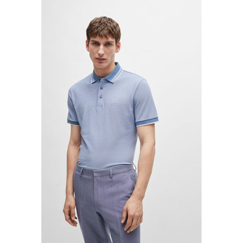 Load image into Gallery viewer, BOSS OXFORD-COTTON-PIQUÉ POLO SHIRT WITH LOGO DETAIL
