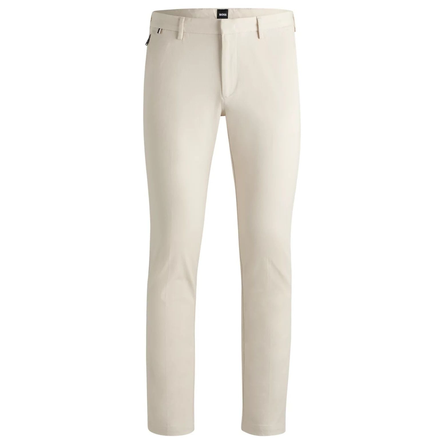 BOSS SLIM-FIT TROUSERS IN COTTON