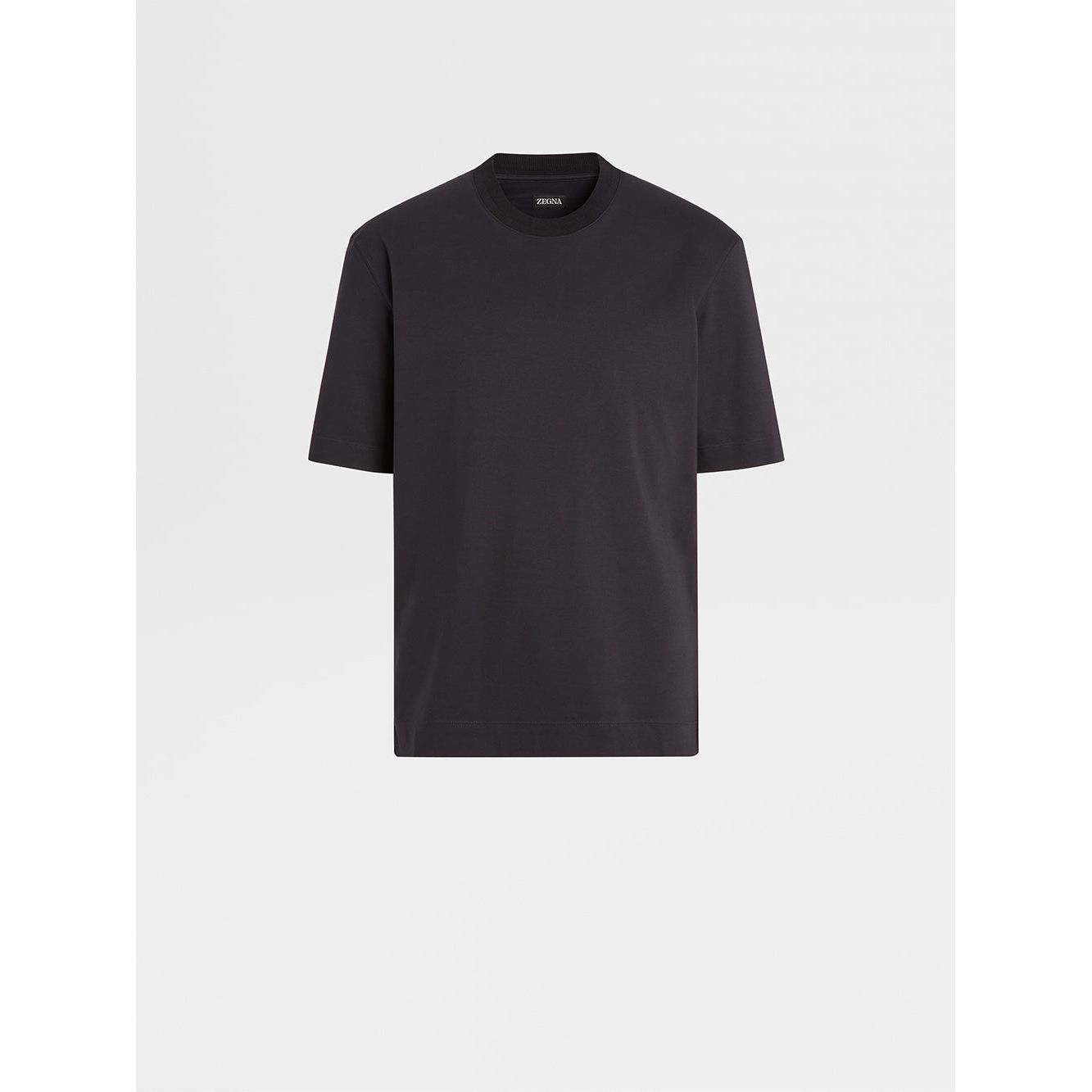 ZEGNA COTTON AND SILK T-SHIRT