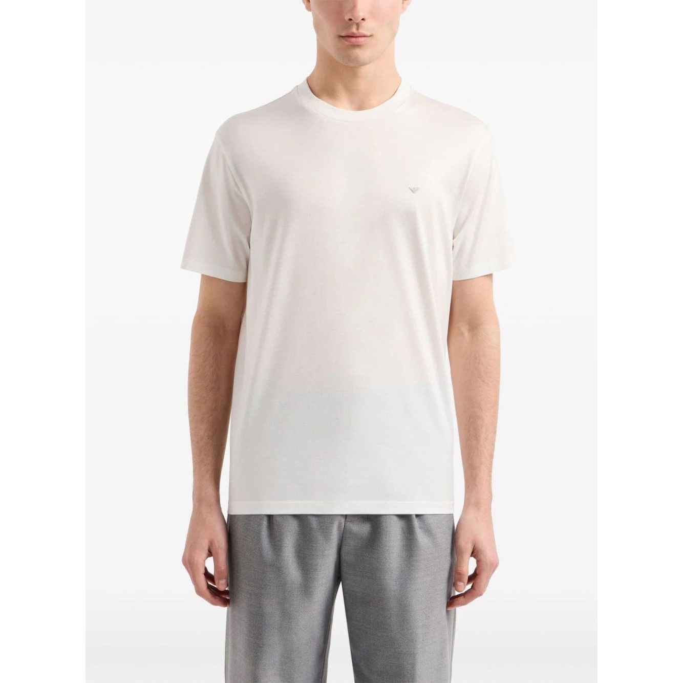 EMPORIO ARMANI mélange-effect T-shirt