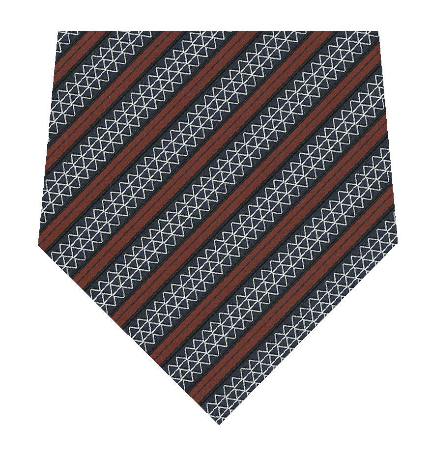 ZEGNA SILK AND COTTON JACQUARD TIE