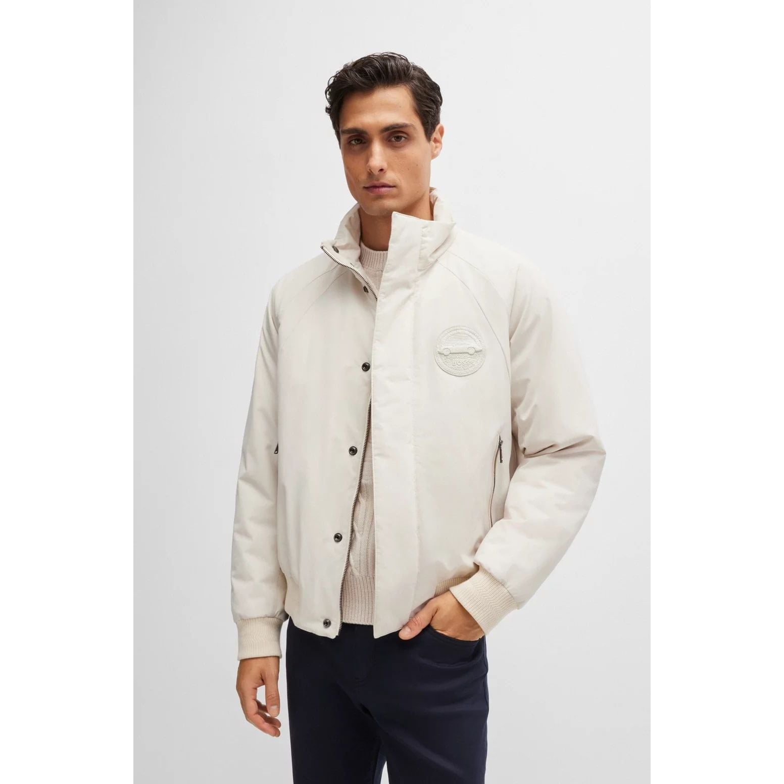 BOSS PORSCHE X BOSS WATER-REPELLENT JACKET WITH SPECIAL BRANDING