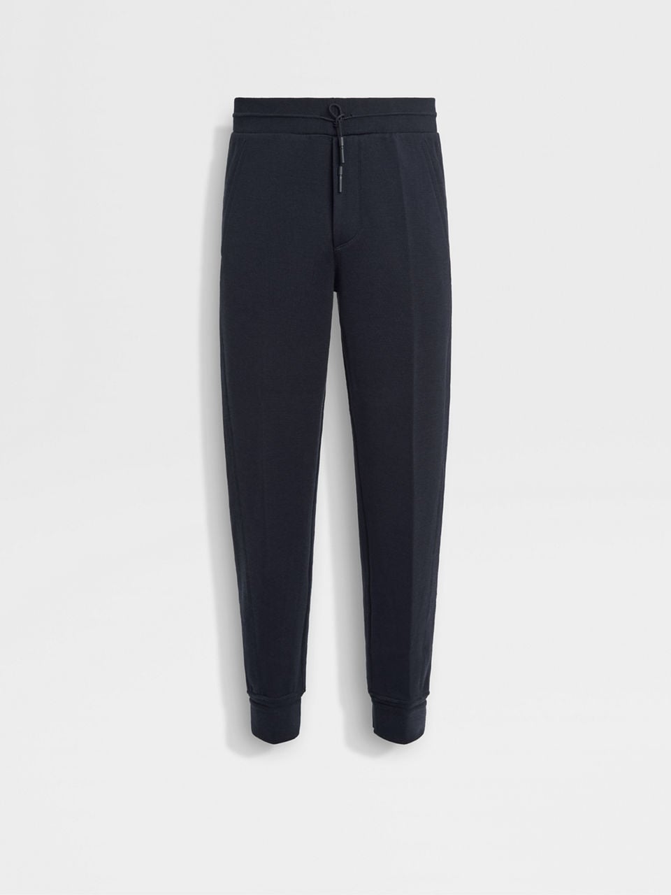 ZEGNA NAVY BLUE HIGH PERFORMANCE™ WOOL BLEND JOGGERS