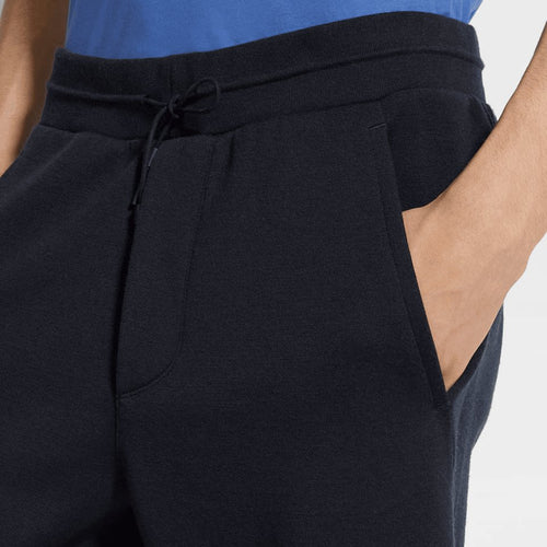 Load image into Gallery viewer, ZEGNA NAVY BLUE HIGH PERFORMANCE™ WOOL BLEND JOGGERS
