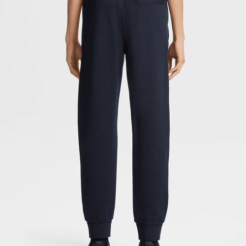 Load image into Gallery viewer, ZEGNA NAVY BLUE HIGH PERFORMANCE™ WOOL BLEND JOGGERS
