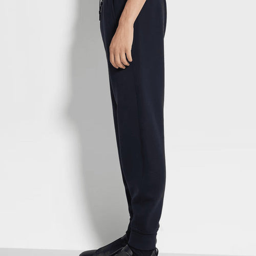 Load image into Gallery viewer, ZEGNA NAVY BLUE HIGH PERFORMANCE™ WOOL BLEND JOGGERS
