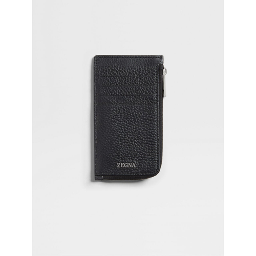 Load image into Gallery viewer, ZEGNA BLACK DEERSKIN WALLET
