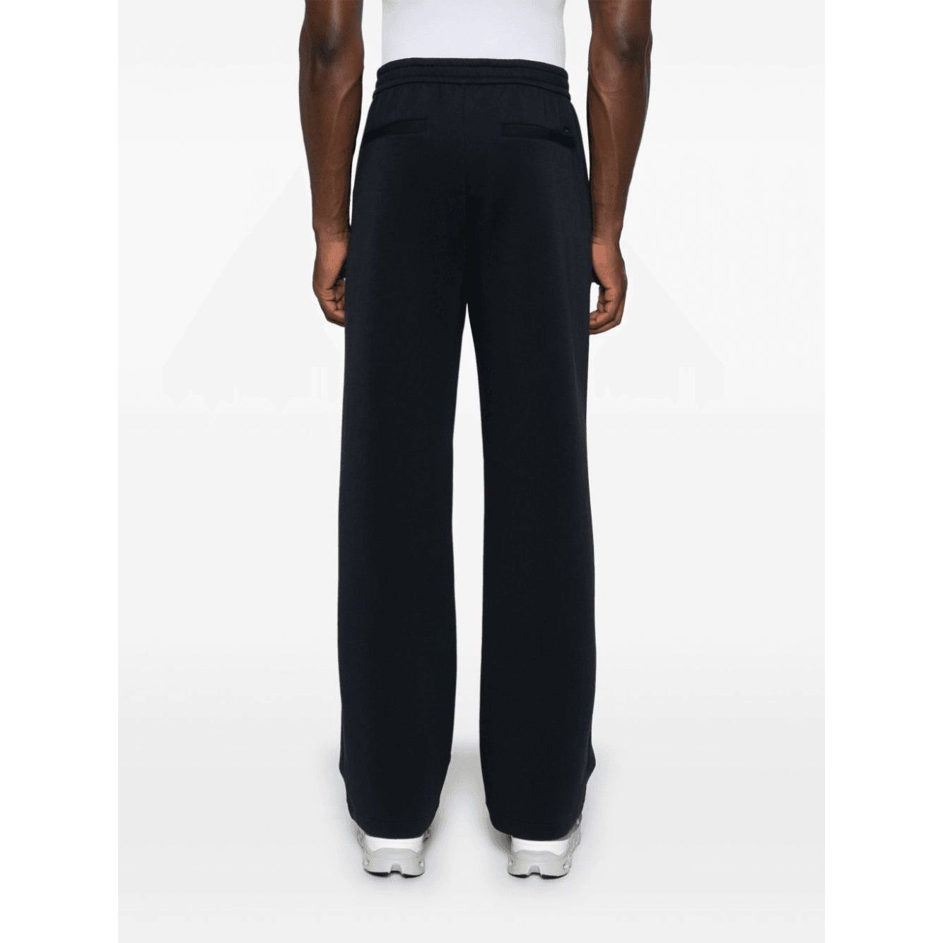 EMPORIO ARMANI raised-seam jersey track pants