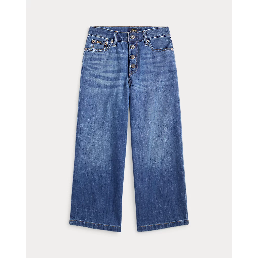 POLO RALPH LAUREN CROPPED WIDE-LEG JEAN