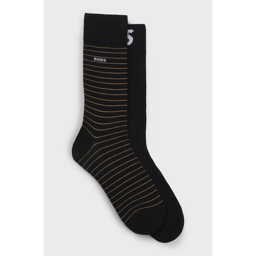 Load image into Gallery viewer, BOSS TWO-PACK OF REGULAR-LENGTH SOCKS IN STRETCH COTTON
