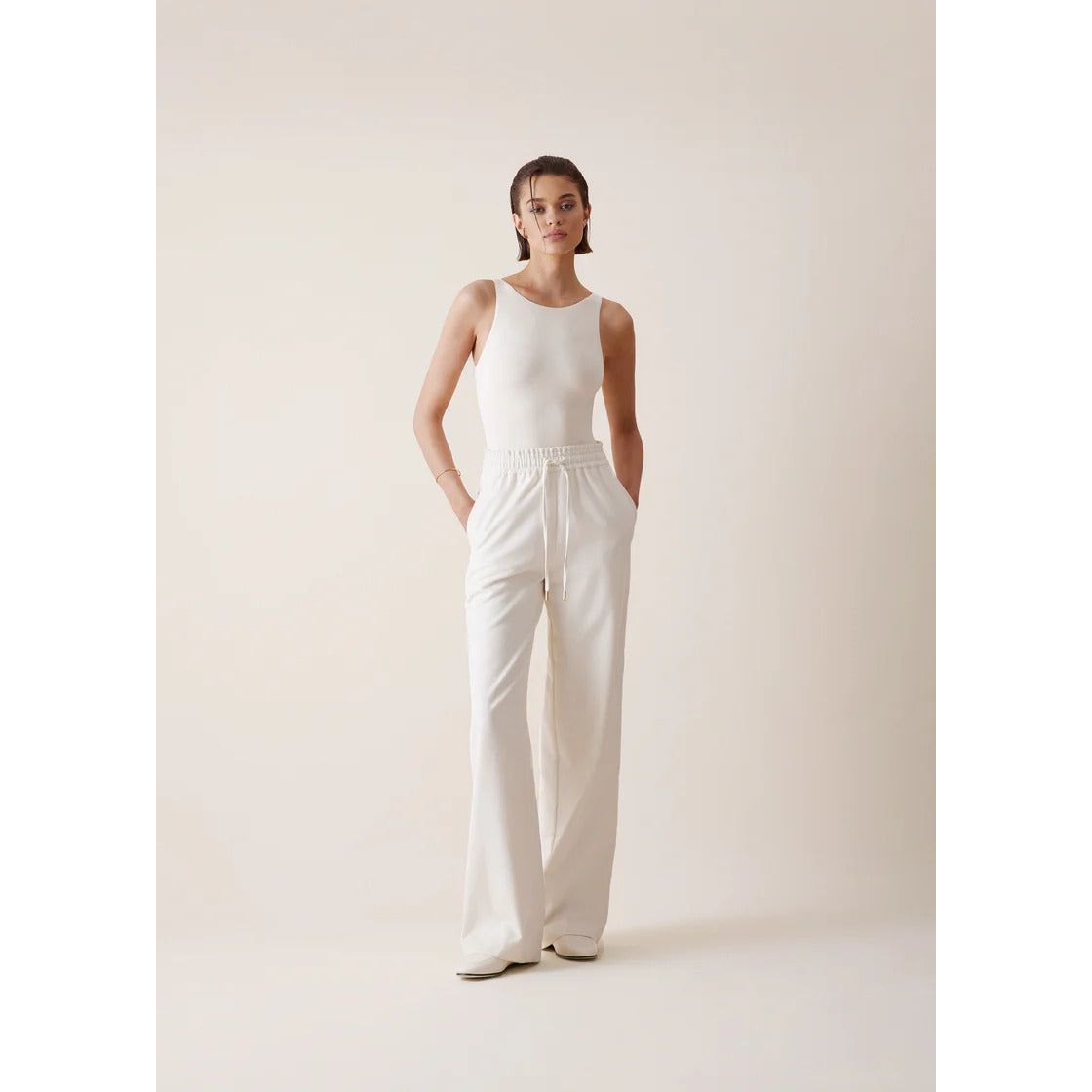 Antheia Cashmere Pants in Cream