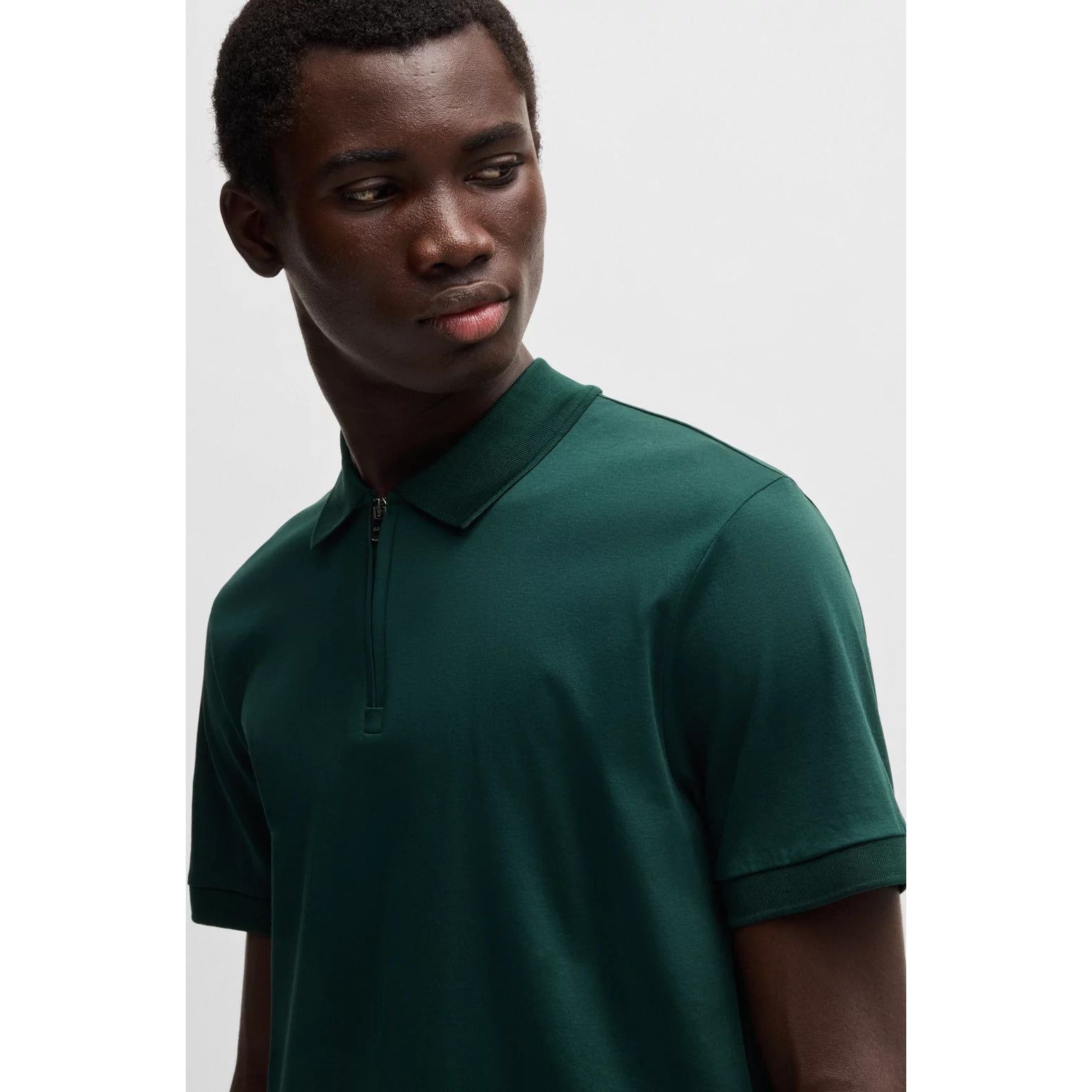 BOSS SLIM-FIT MERCERIZED COTTON POLO SHIRT