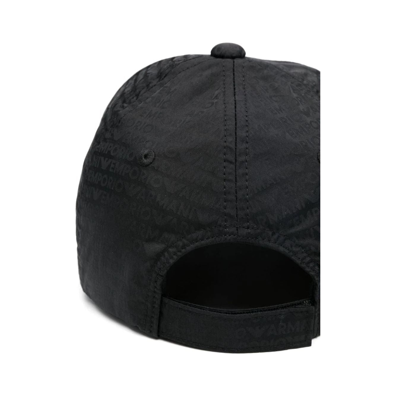 EMPORIO ARMANI logo-plaque baseball cap