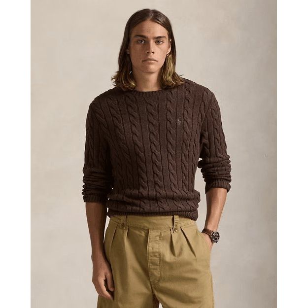 RALPH LAUREN Cable-Knit Cotton Jumper