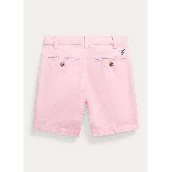 POLO RALPH LAUREN STRAIGHT FIT LINEN-COTTON SHORT - Yooto