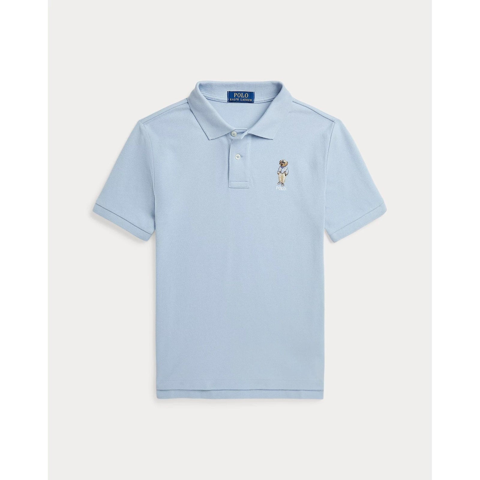 POLO RALPH LAUREN POLO BEAR COTTON MESH POLO SHIRT