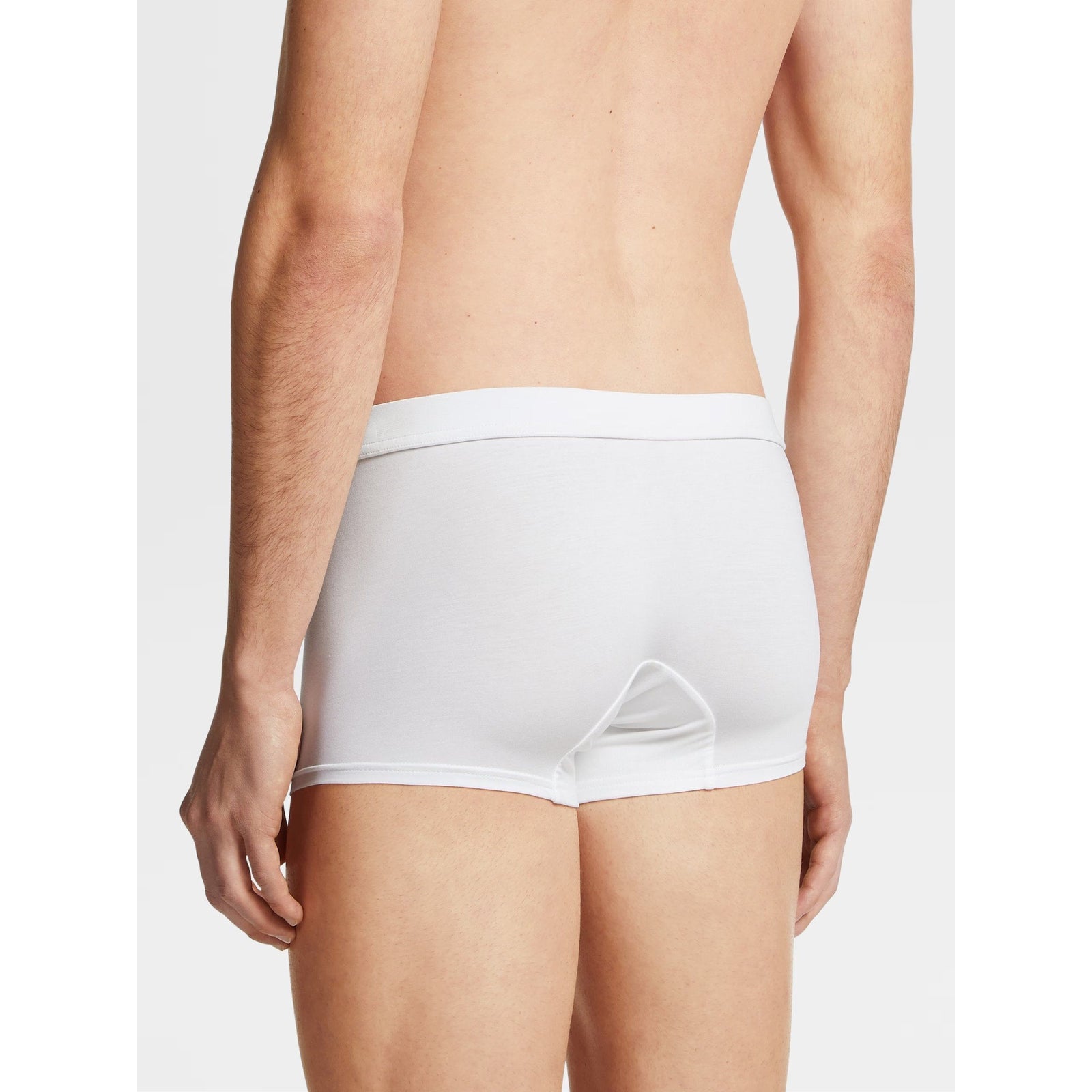 ZEGNA WHITE STRETCH MODAL TRUNKS