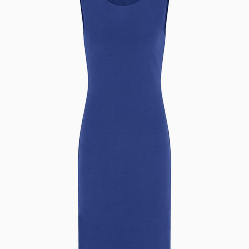 Load image into Gallery viewer, EMPORIO ARMANI Ottoman jersey sheath dress
