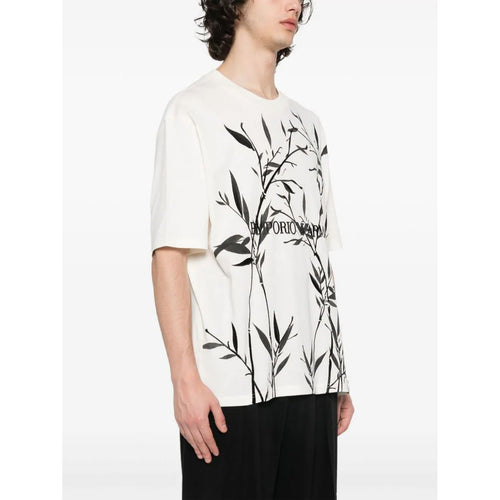 Load image into Gallery viewer, EMPORIO ARMANI LOGO-EMBROIDERED T-SHIRT - Yooto
