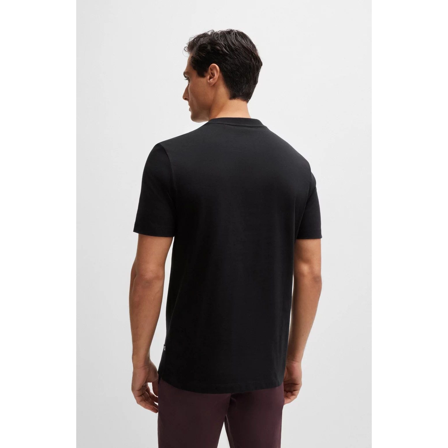 BOSS COTTON-JERSEY T-SHIRT WITH LOGO DETAIL - Yooto