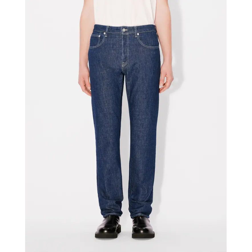 KENZO BARA SLIM STRETCH JEANS IN JAPANESE DENIM