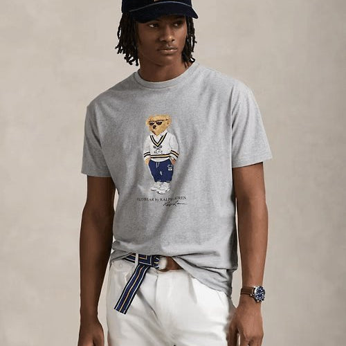 Load image into Gallery viewer, RALPH LAUREN Custom Slim Fit Polo Bear Jersey T-Shirt
