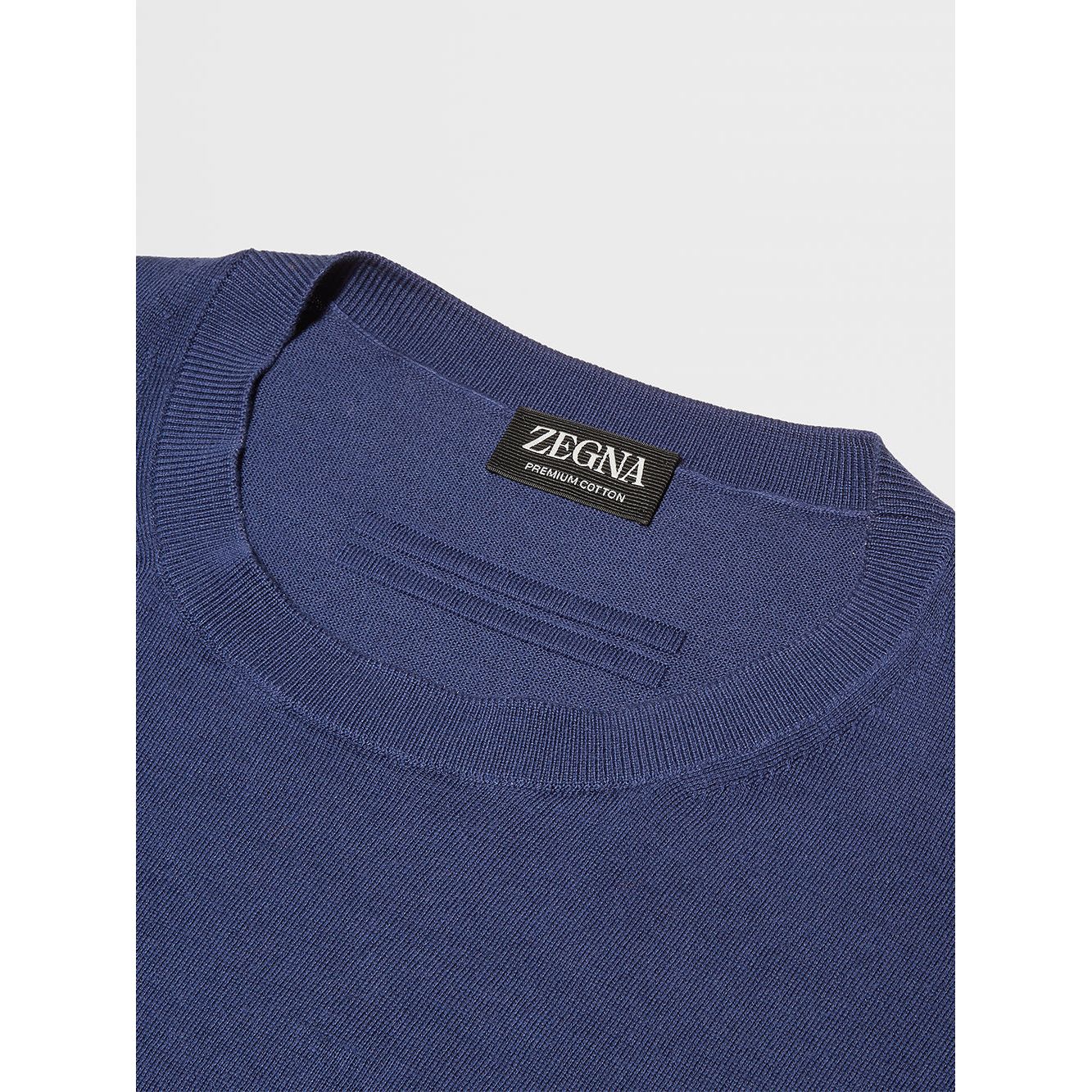 ZEGNA PREMIUM COTTON CREW NECK