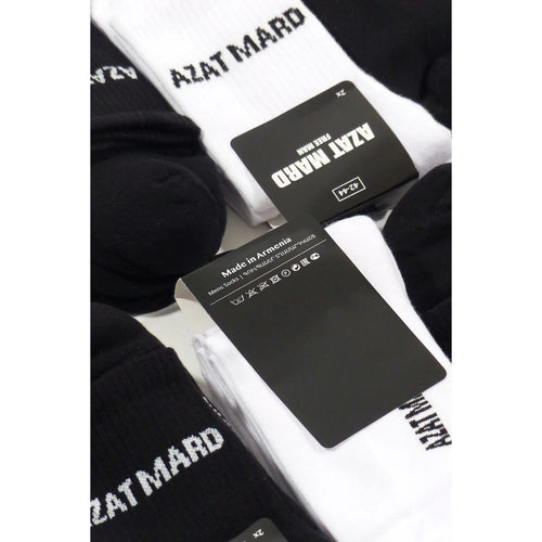 Load image into Gallery viewer, AZAT MARD BLACK ACTIVEWEAR SOCKS
