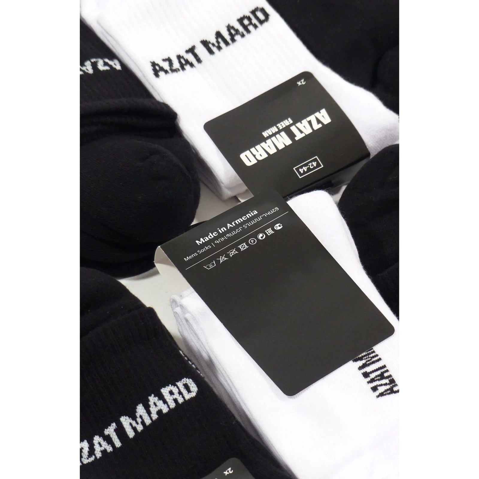 AZAT MARD BLACK ACTIVEWEAR SOCKS