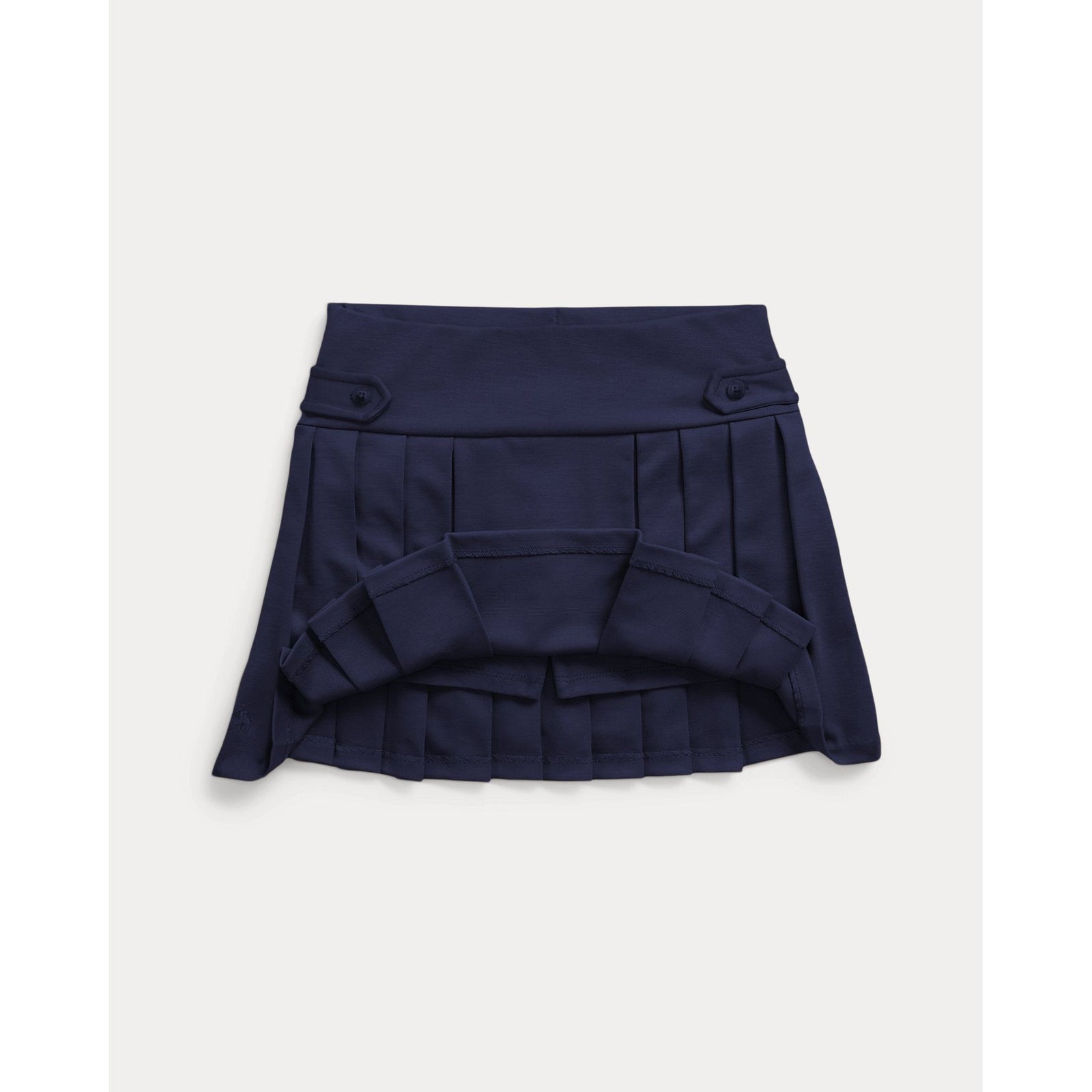 RALPH LAUREN Pleated Ponte Skort