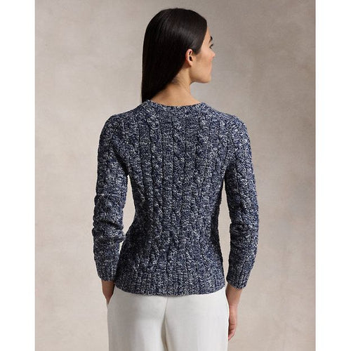 Load image into Gallery viewer, RALPH LAUREN Cable-Knit Ragg Cotton Crewneck Jumper
