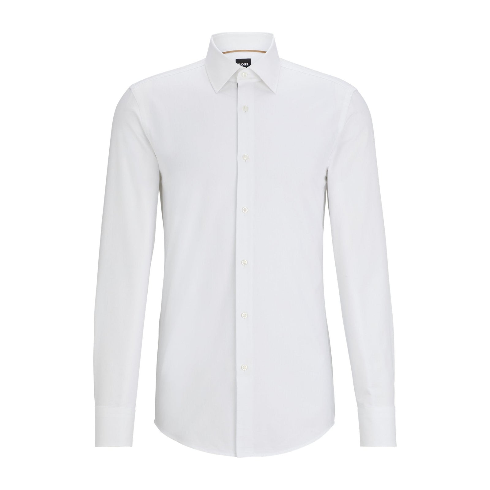 BOSS SLIM FIT COTTON SHIRT WITH TYPICAL STRIPES OF THE BRAND - Yooto