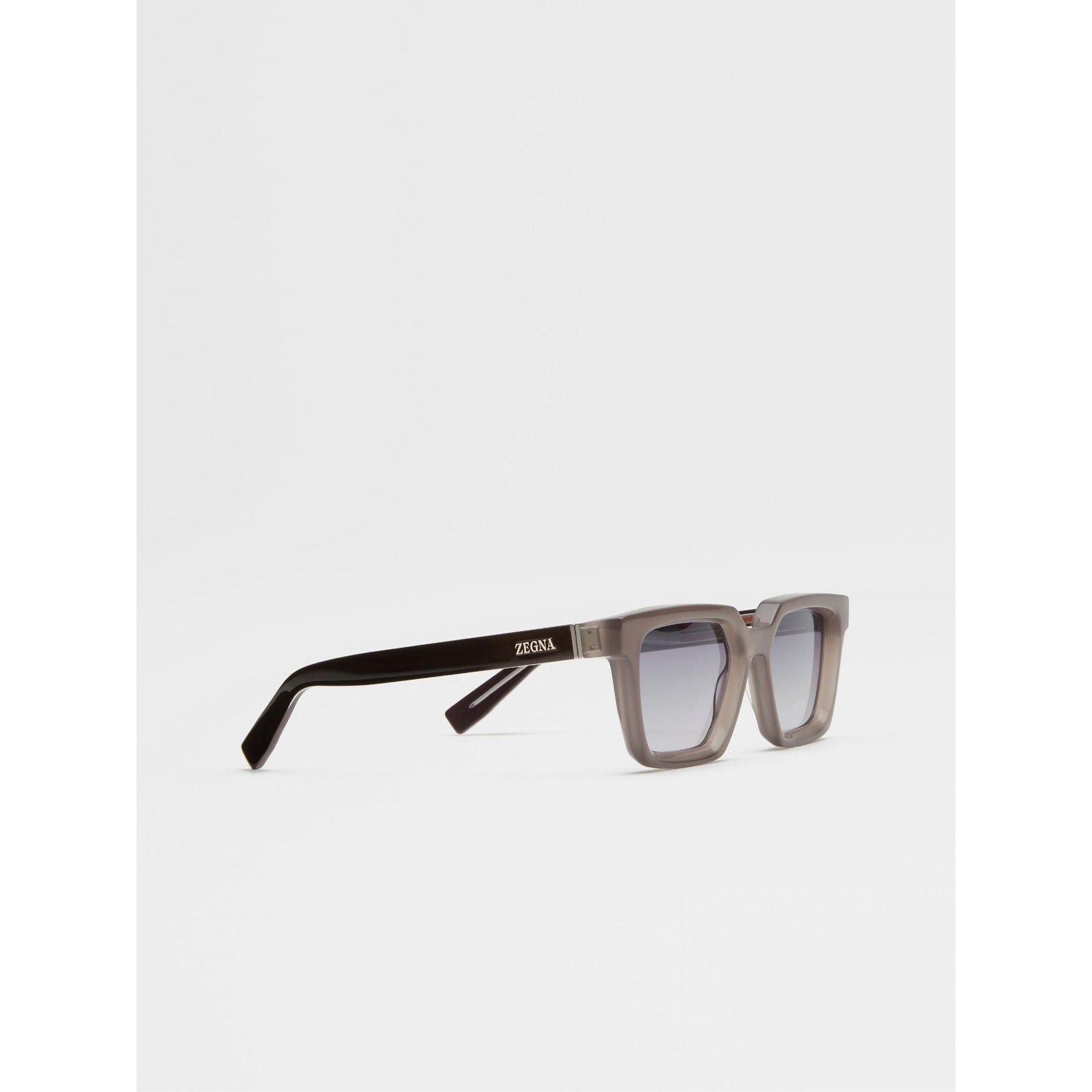 ZEGNA MILKY GREY ACETATE SUNGLASSES