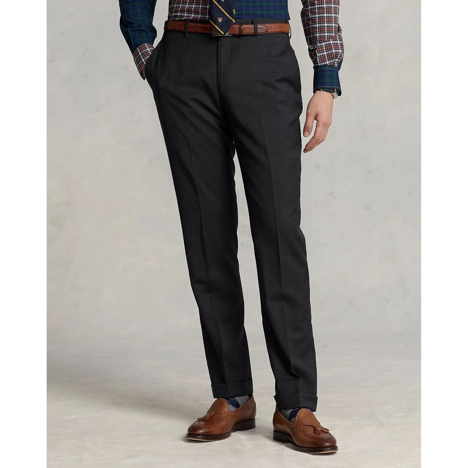 RALPH LAUREN Slim Fit Wool Twill Trouser