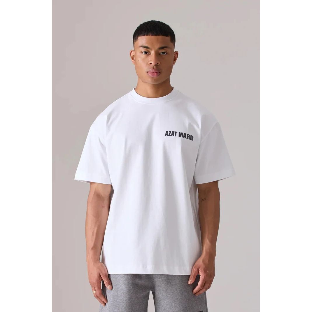 AZAT MARD WHITE CREST T-SHIRT