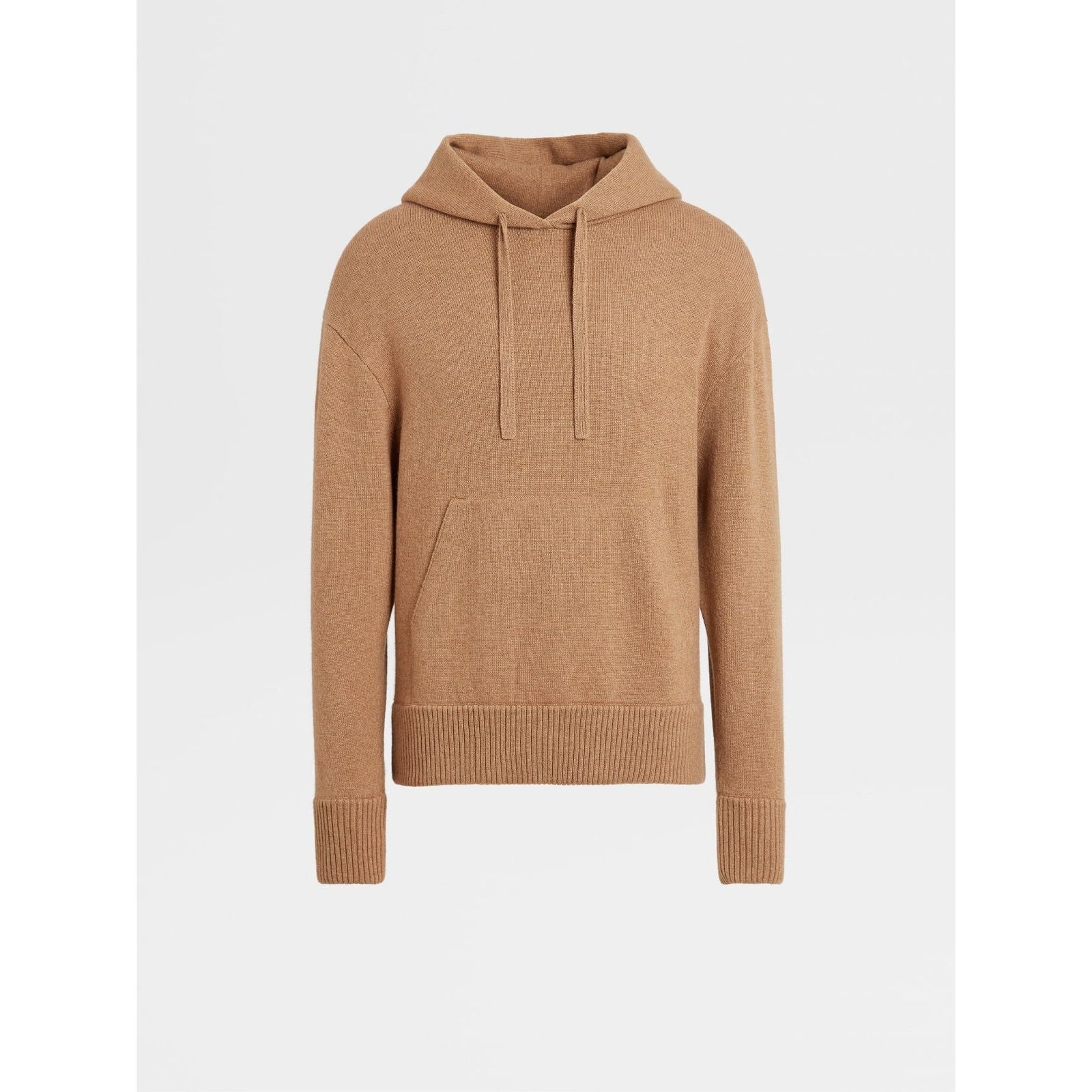 ZEGNA Camel Oasi Cashmere Hoodie