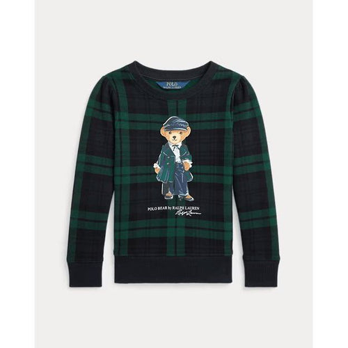 Load image into Gallery viewer, RALPH LAUREN Plaid Polo Bear Fleece Sweatshirt
