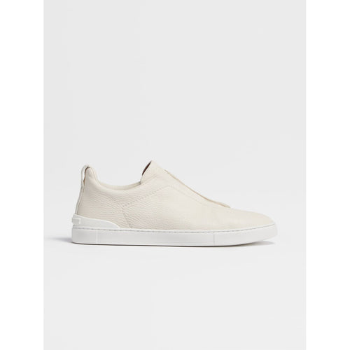 Load image into Gallery viewer, ZEGNA Vicuna Color Deerskin Triple Stitch™ Low Top Sneakers
