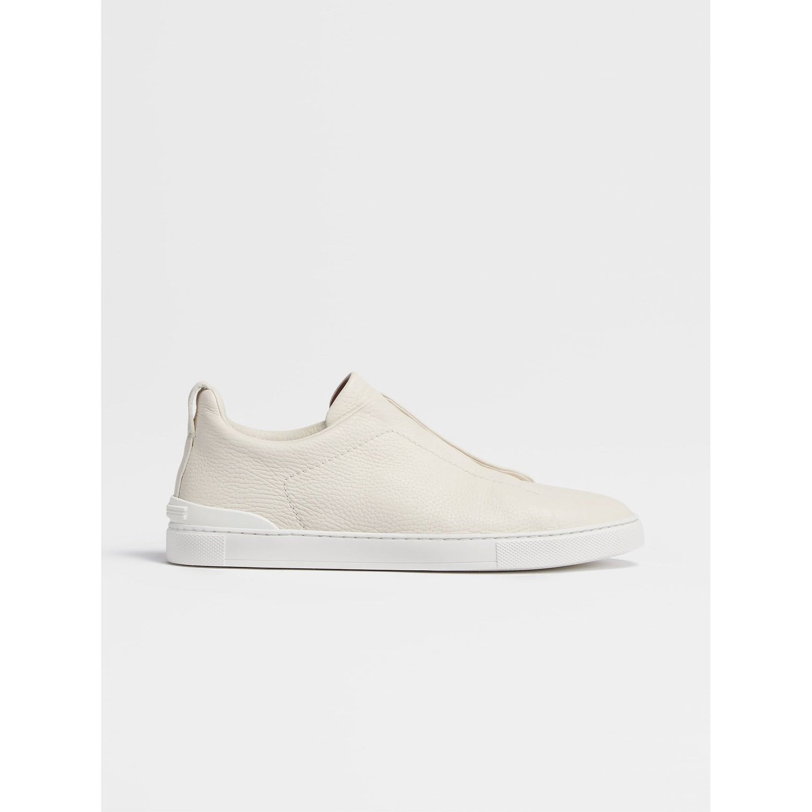 ZEGNA Vicuna Color Deerskin Triple Stitch™ Low Top Sneakers