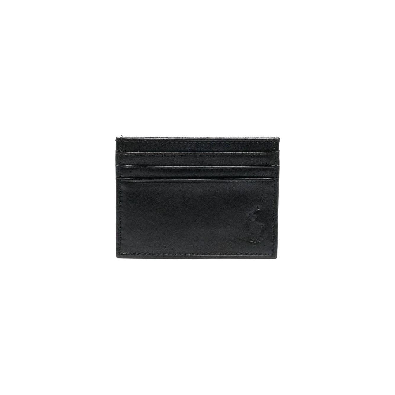 POLO RALPH LAUREN LEATHER PEBBLE CARD CASE - Yooto