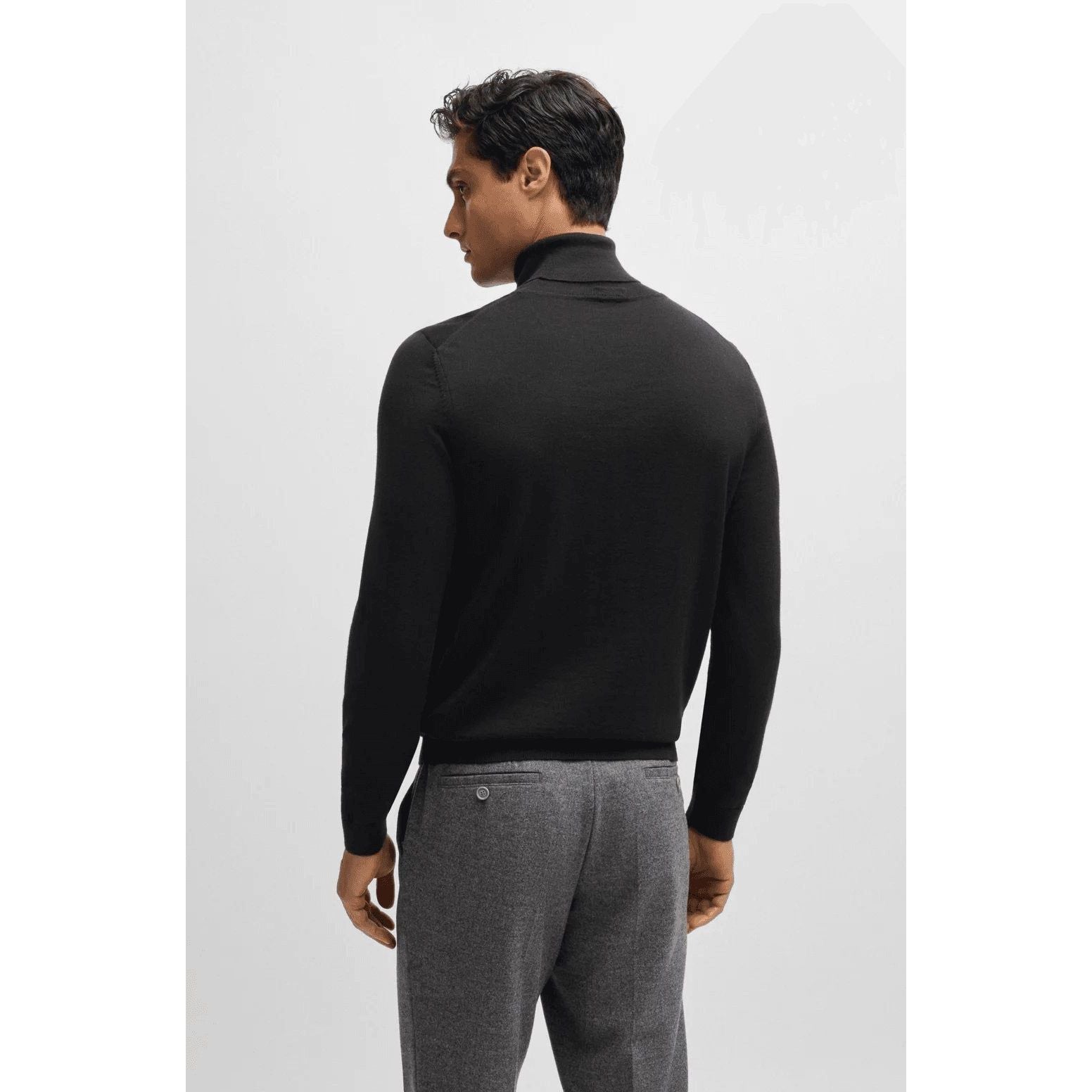 BOSS SLIM-FIT ROLLNECK SWEATER IN MERINO WOOL