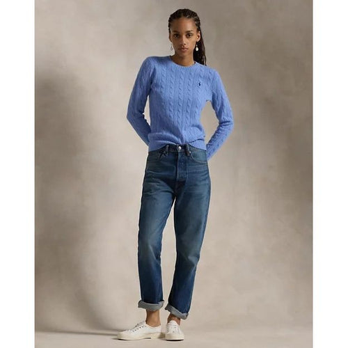 Load image into Gallery viewer, RALPH LAUREN Cable-Knit Wool-Cashmere Jumper
