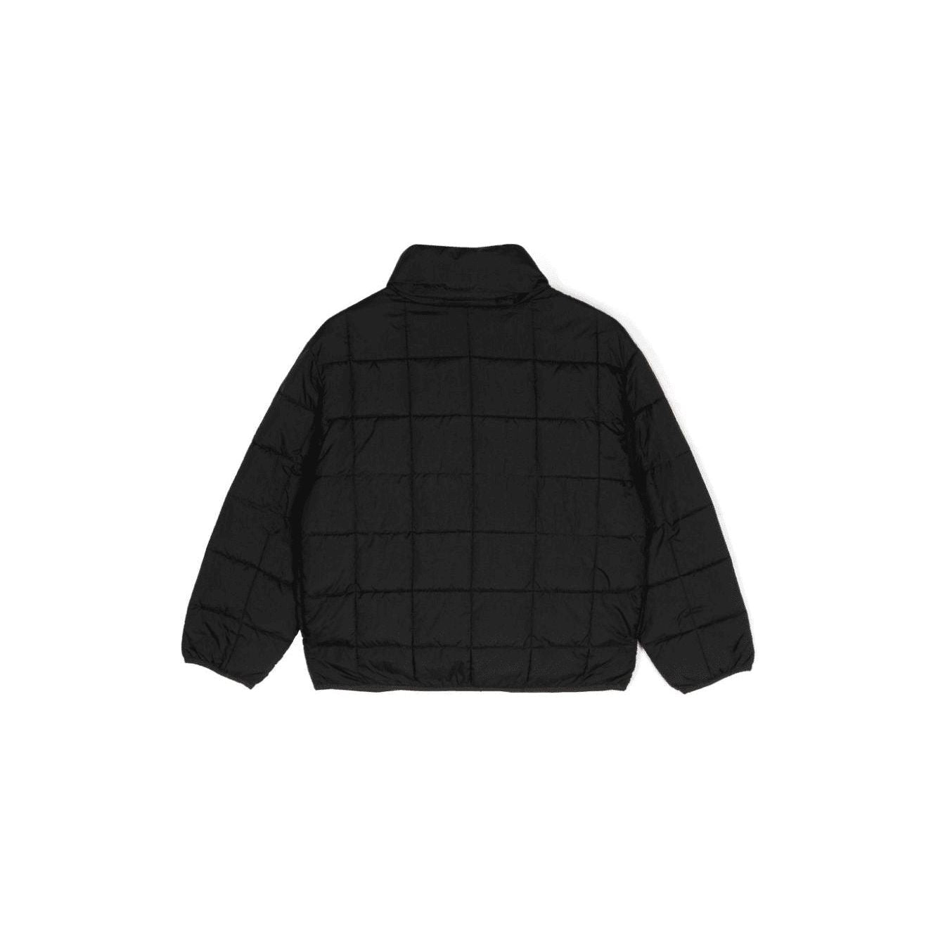 EMPORIO ARMANI logo-embroidered padded jacket