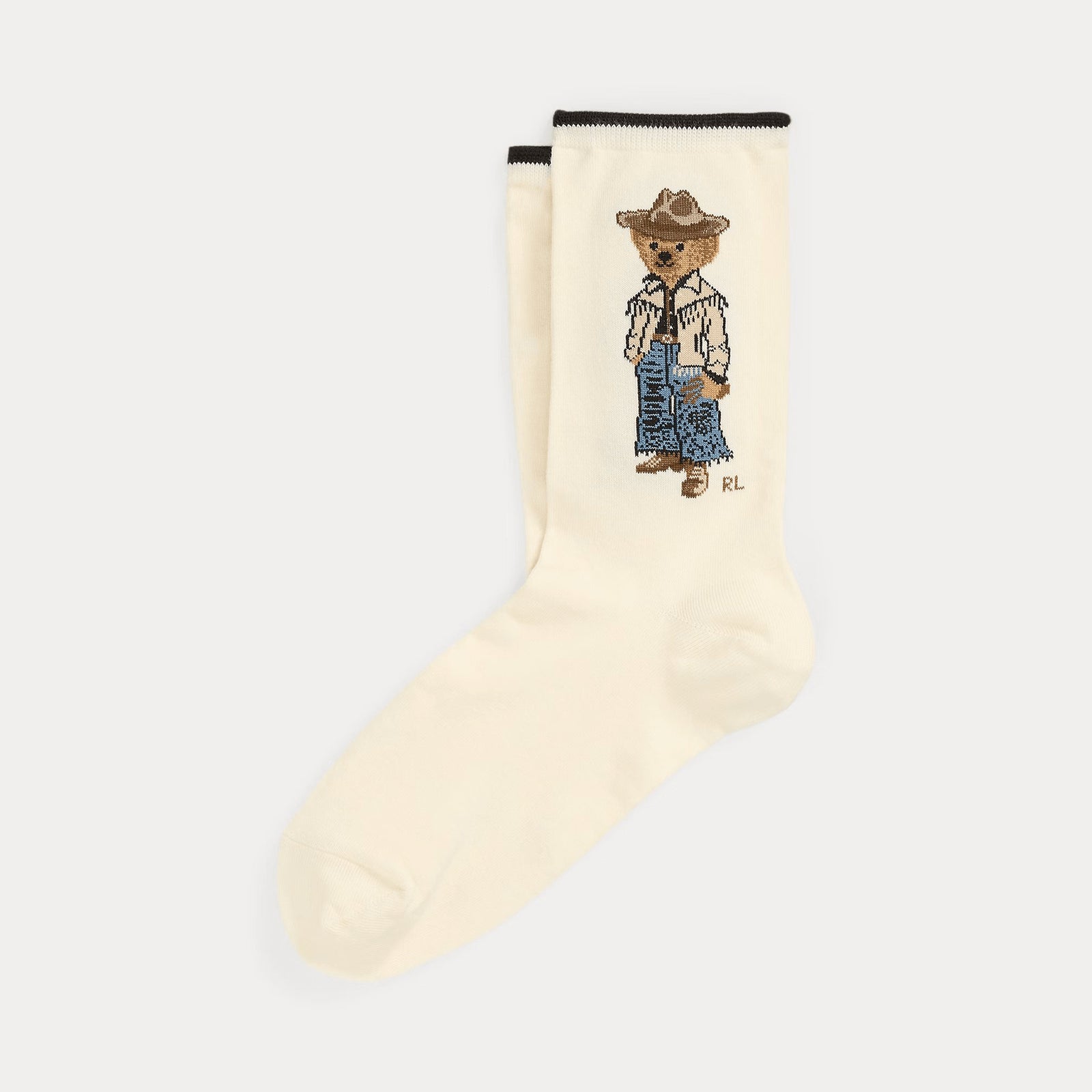 RALPH LAUREN Polo Bear Cotton-Blend Trouser Socks