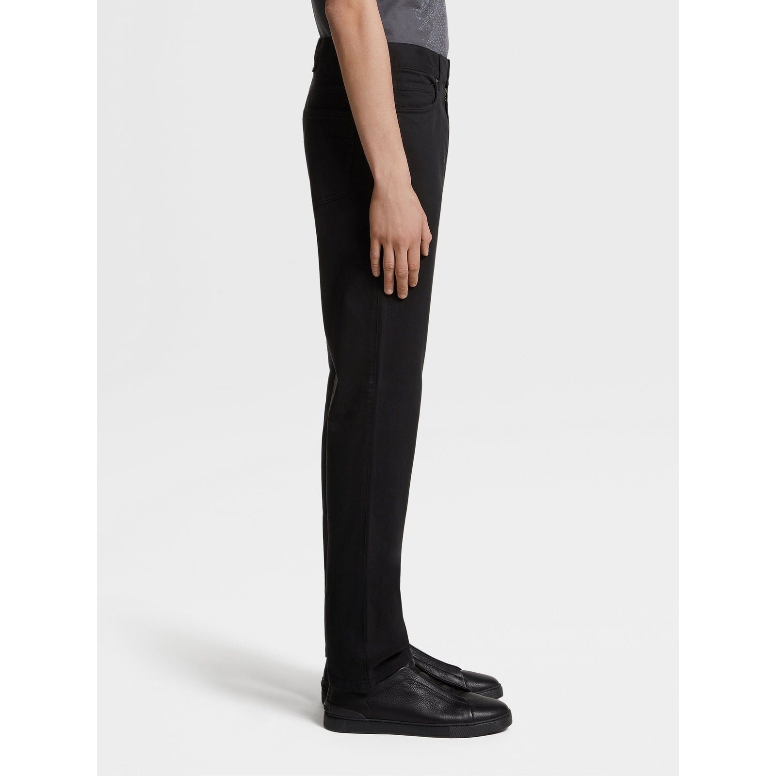 ZEGNA STRETCH COTTON ROCCIA JEANS