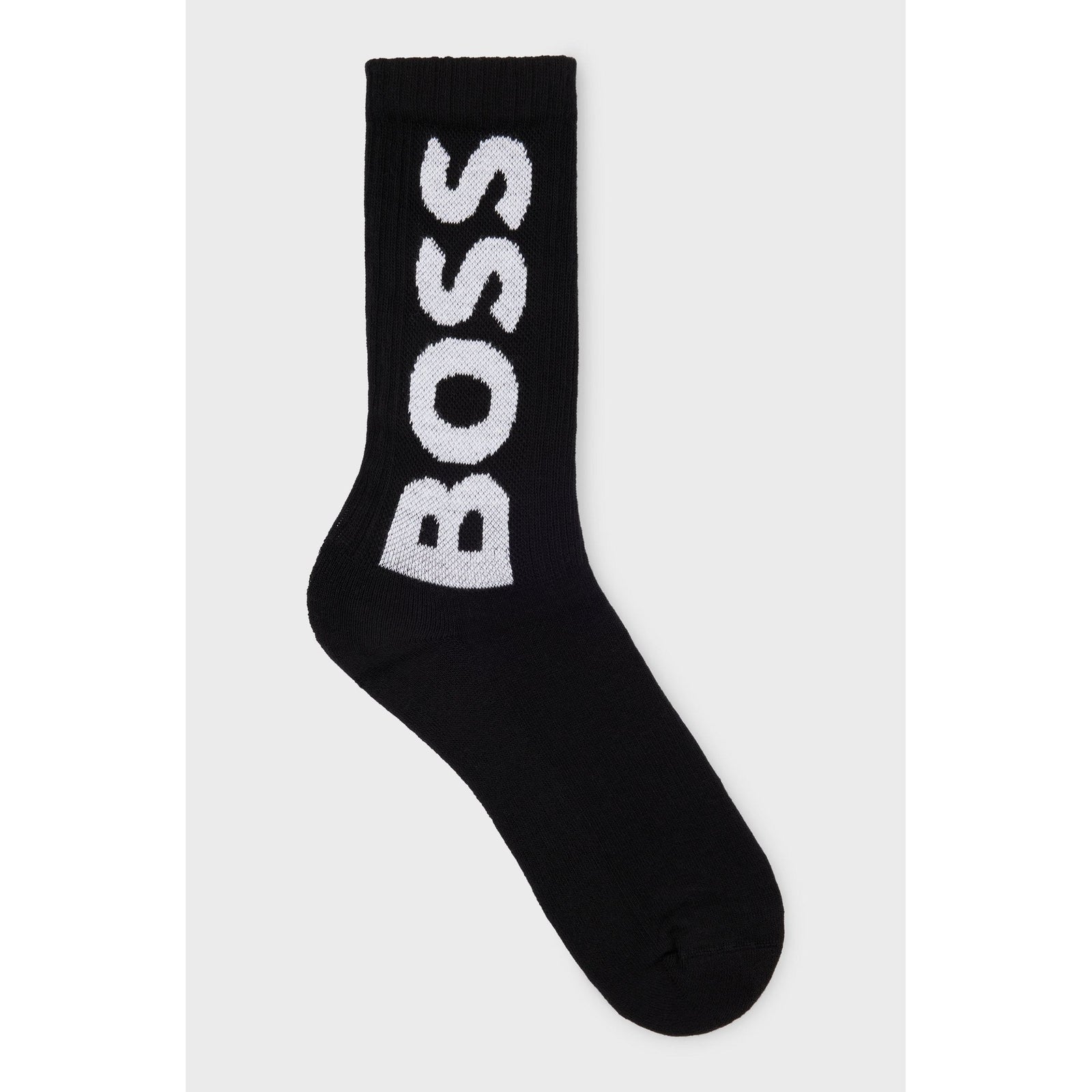 BOSS QUARTER-LENGTH SOCKS WITH CONTRAST LOGO