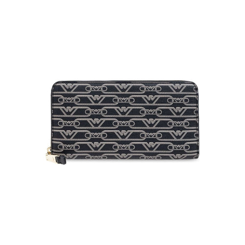 Load image into Gallery viewer, EMPORIO ARMANI jacquard-print zipped wallet
