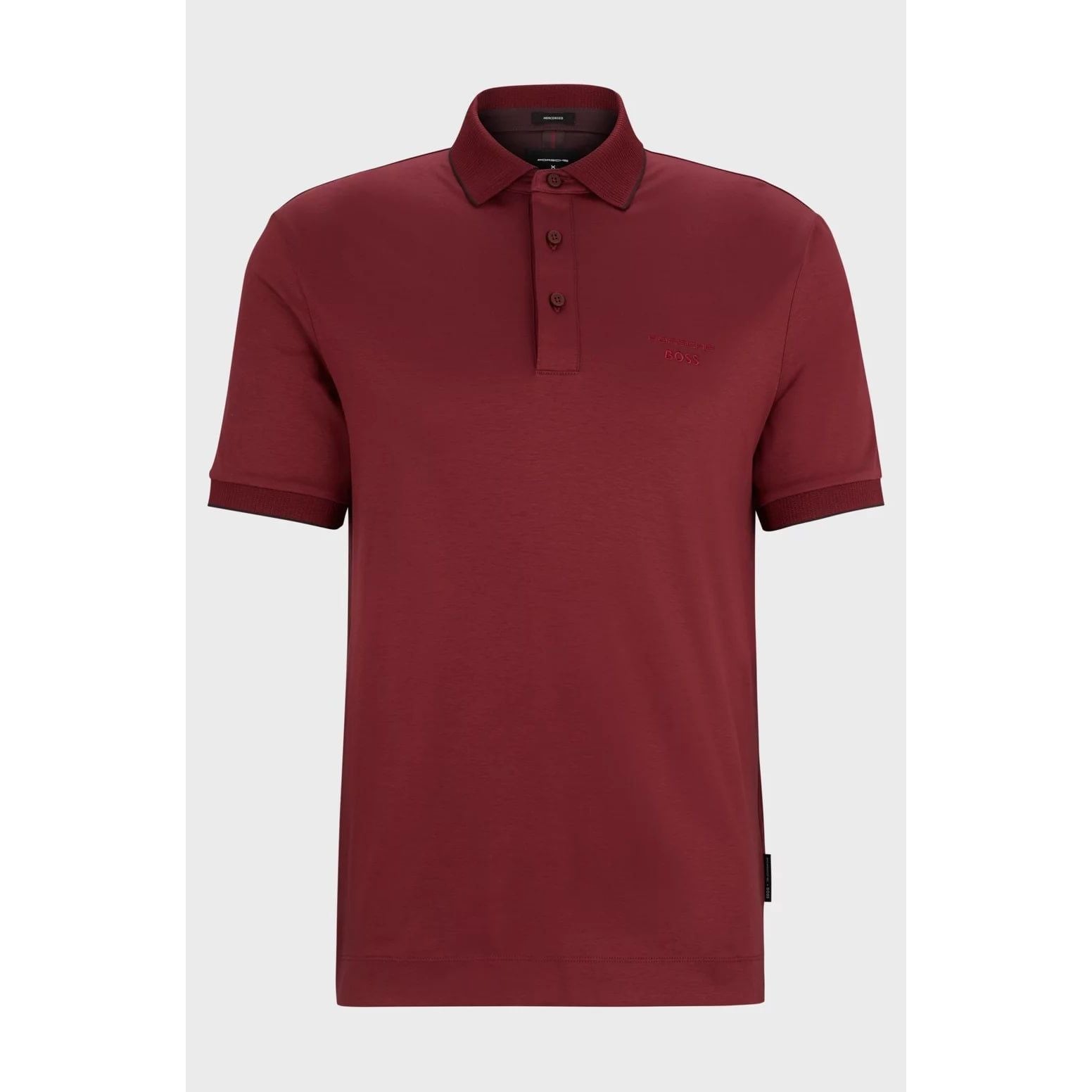 BOSS PORSCHE X BOSS REGULAR-FIT POLO SHIRT IN MERCERISED COTTON